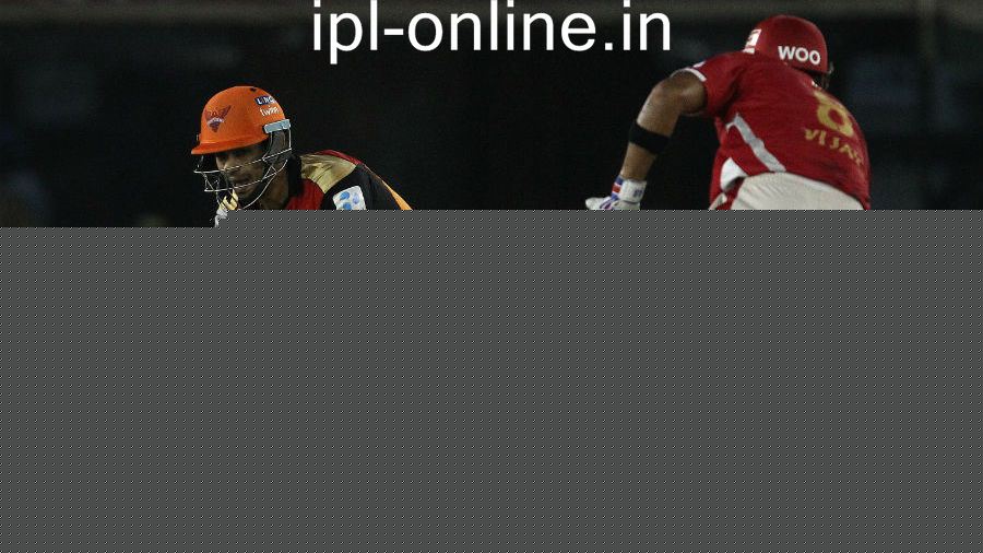 KXIP vs SRH Kings XI Punjab v Sunrisers Hyderabad